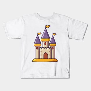 Castle Cute Icon Kids T-Shirt